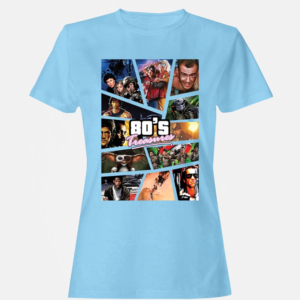 Women's T-Shirt - KF1795NL - Light Blue - 8