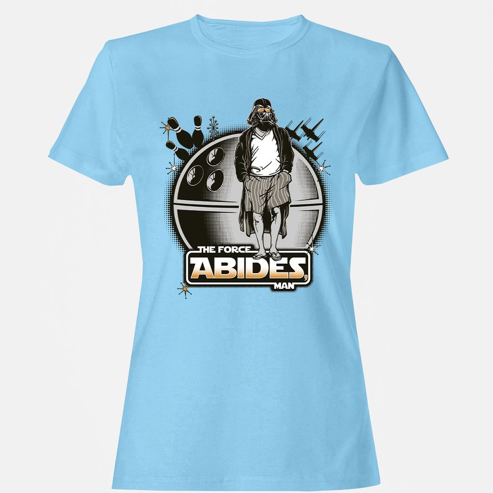Women's T-Shirt - N5R7BNZU - Light Blue - 8