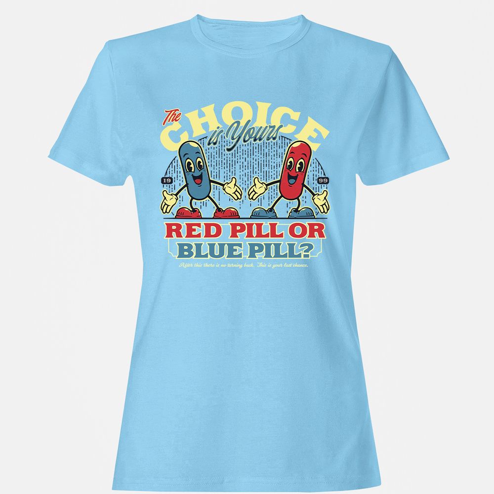 Women's T-Shirt - P74QA1YM - Light Blue - 8