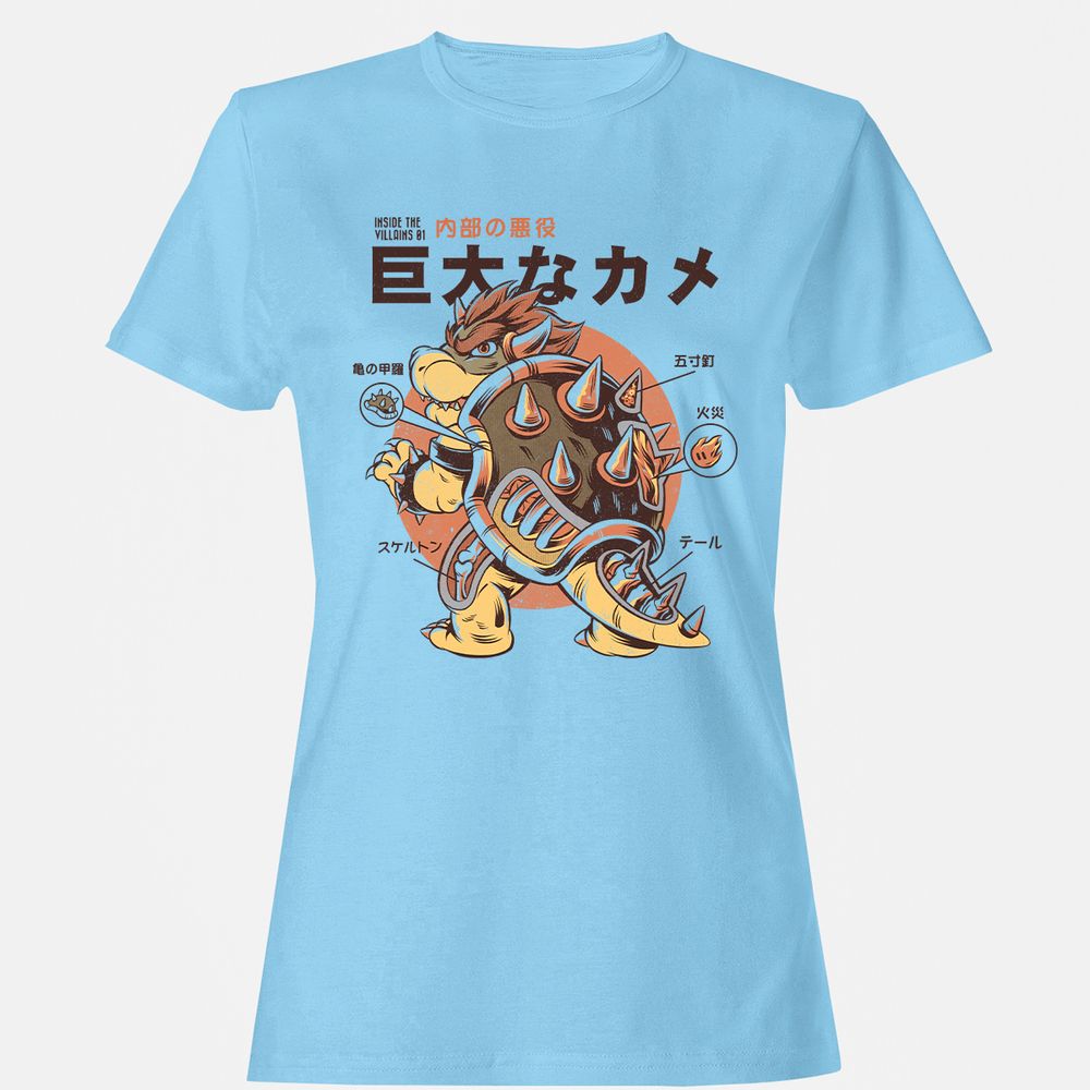 Women's T-Shirt - P6D6PFKF - Light Blue - 8