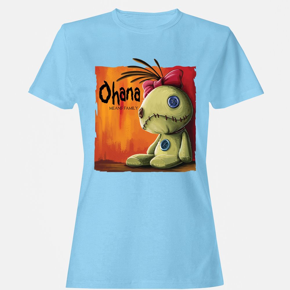 Women's T-Shirt - HLNA7WDM - Light Blue - 8