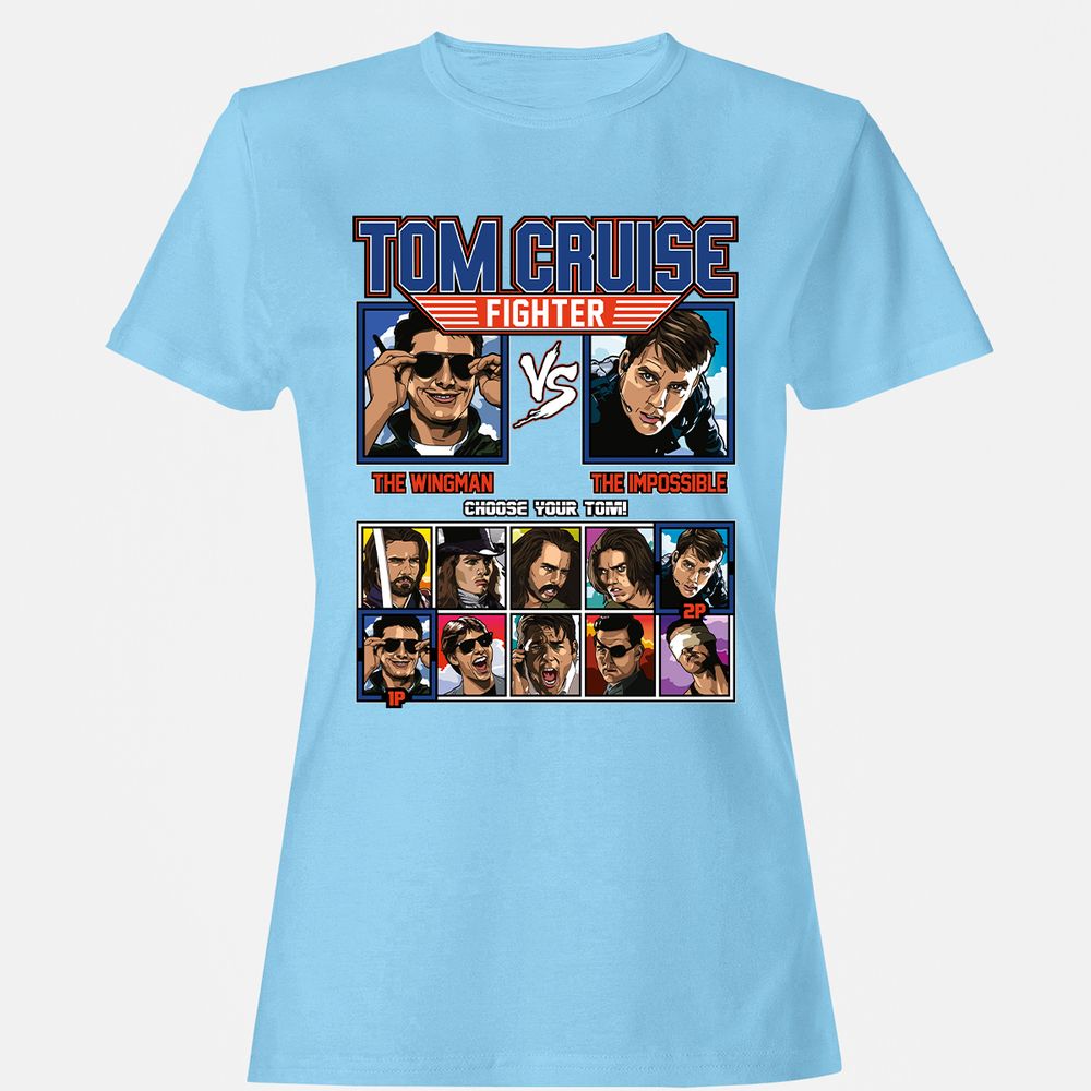 Women's T-Shirt - 873DP4K7 - Light Blue - 8