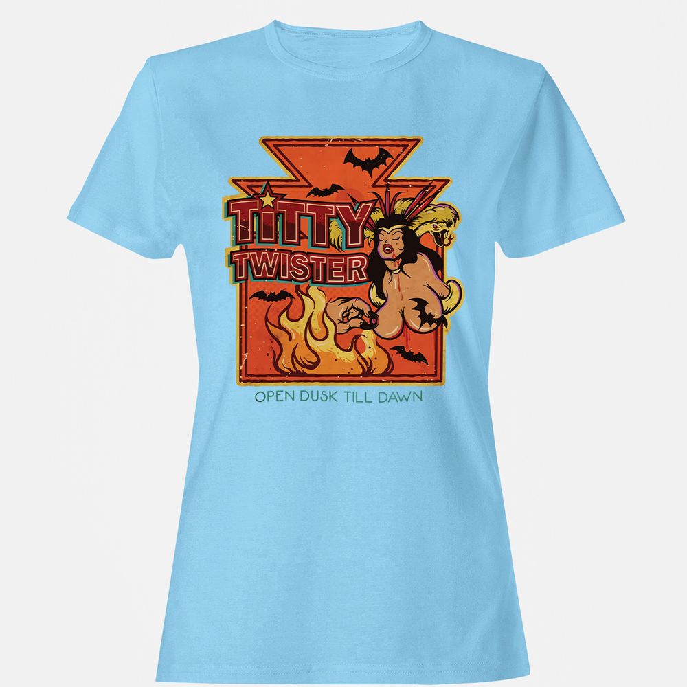 Women's T-Shirt - P6SLGHMD - Light Blue - 8