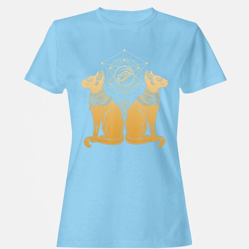 Women's T-Shirt - R4CVBXNE - Light Blue - 8