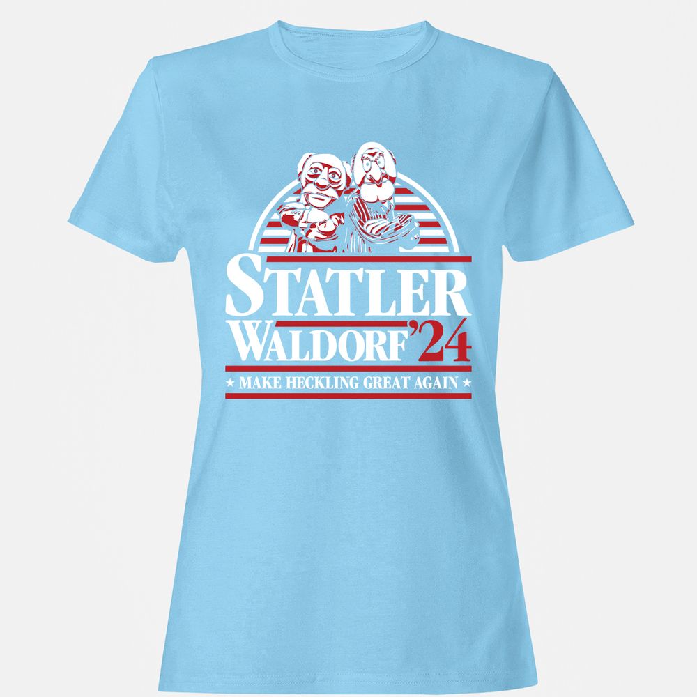 Women's T-Shirt - ZHPKEDGH - Light Blue - 8
