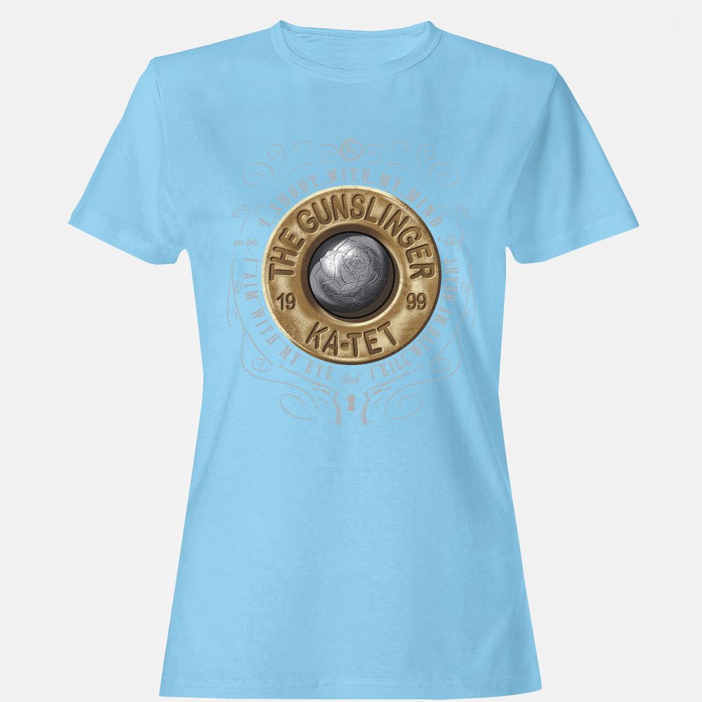 Women's T-Shirt - 7XUYXPV7 - Light Blue - 8