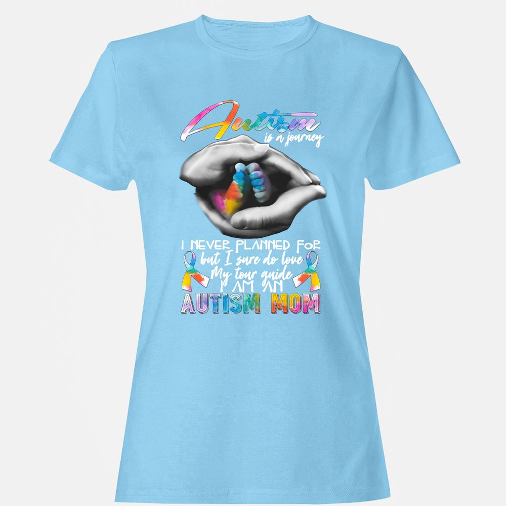 Women's T-Shirt - HGB6WU68 - Light Blue - 8