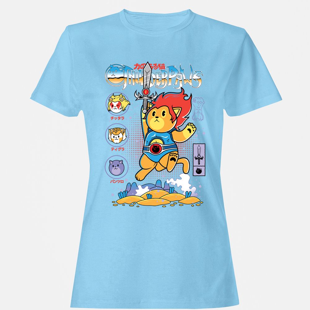 Women's T-Shirt - QN4ERLXM - Light Blue - 8