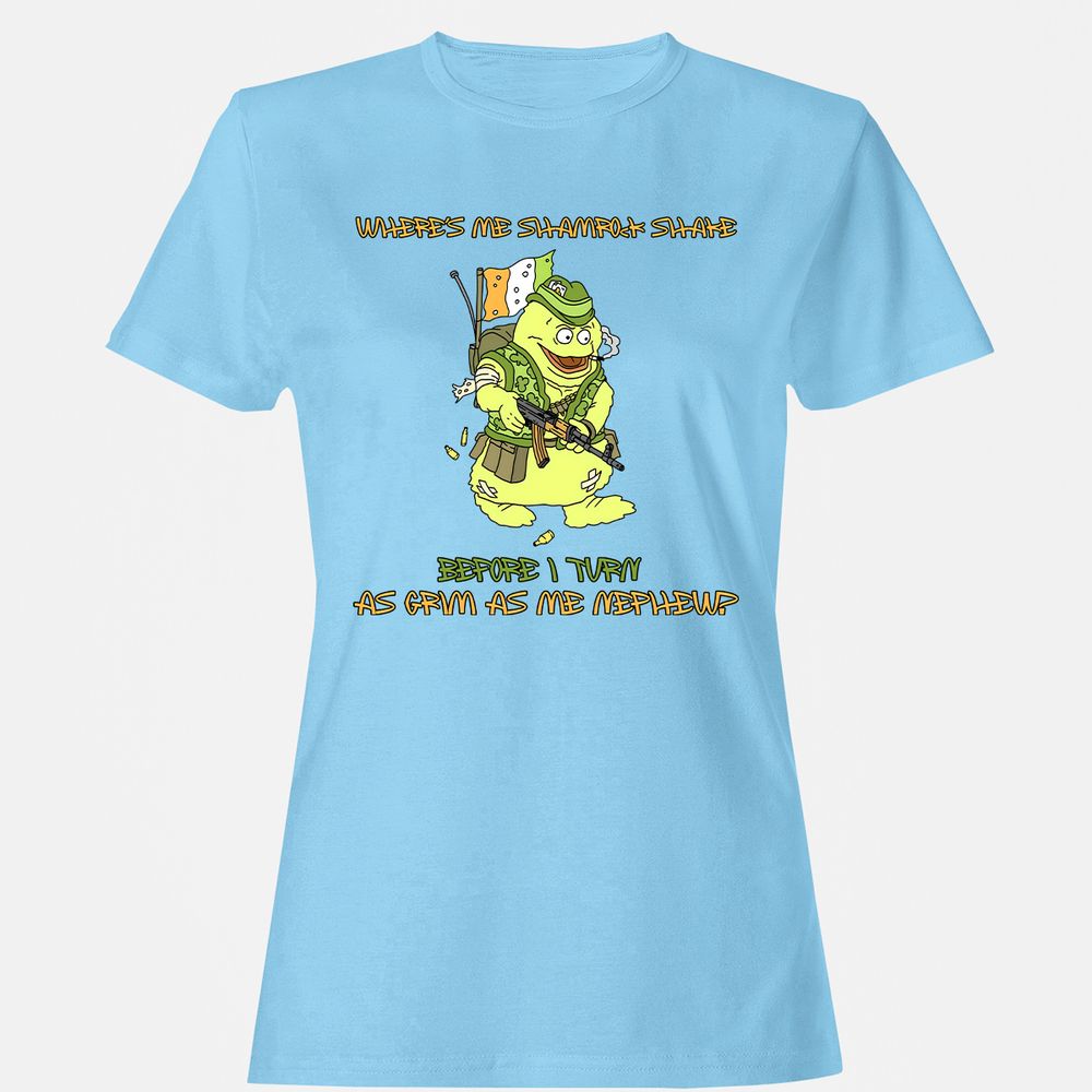 Women's T-Shirt - 446WDBUE - Light Blue - 8