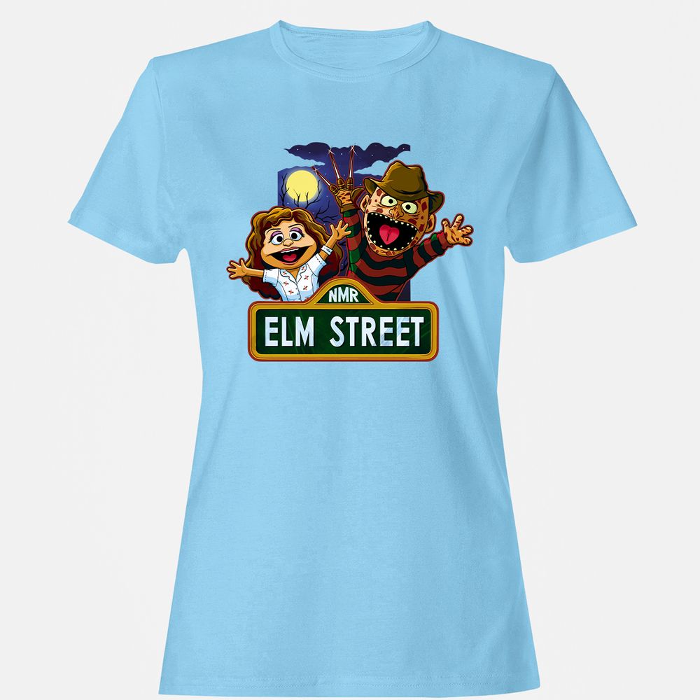 Women's T-Shirt - 8CHCJ5QE - Light Blue - 8