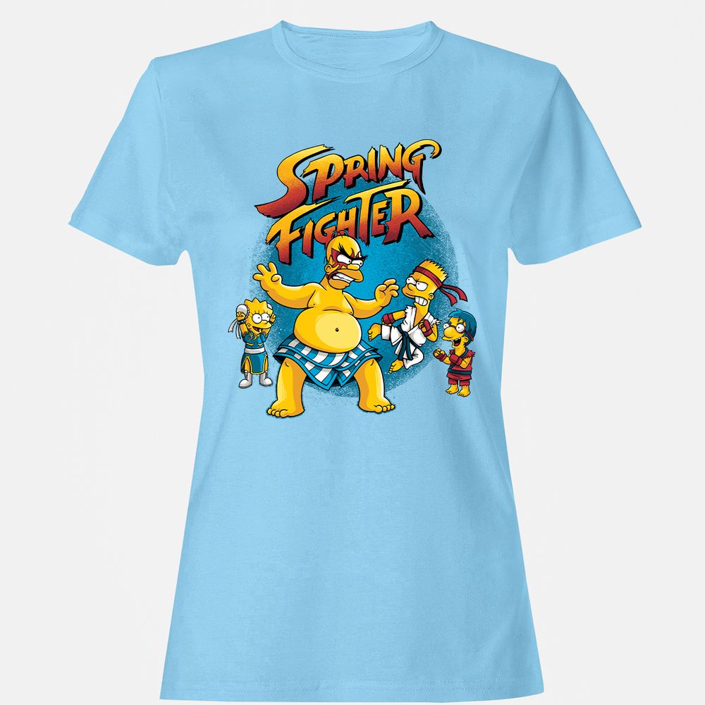 Women's T-Shirt - XNT1ZRTY - Light Blue - 8