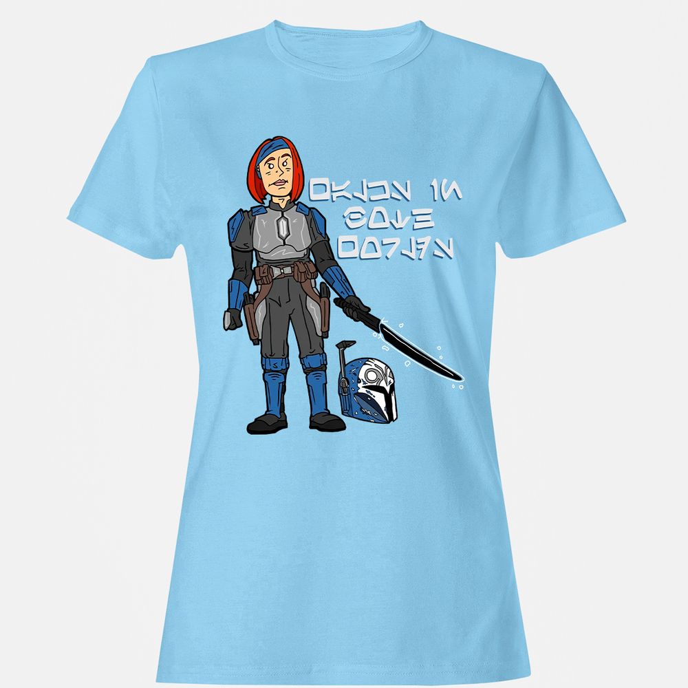 Women's T-Shirt - TRQ4VFGS - Light Blue - 8