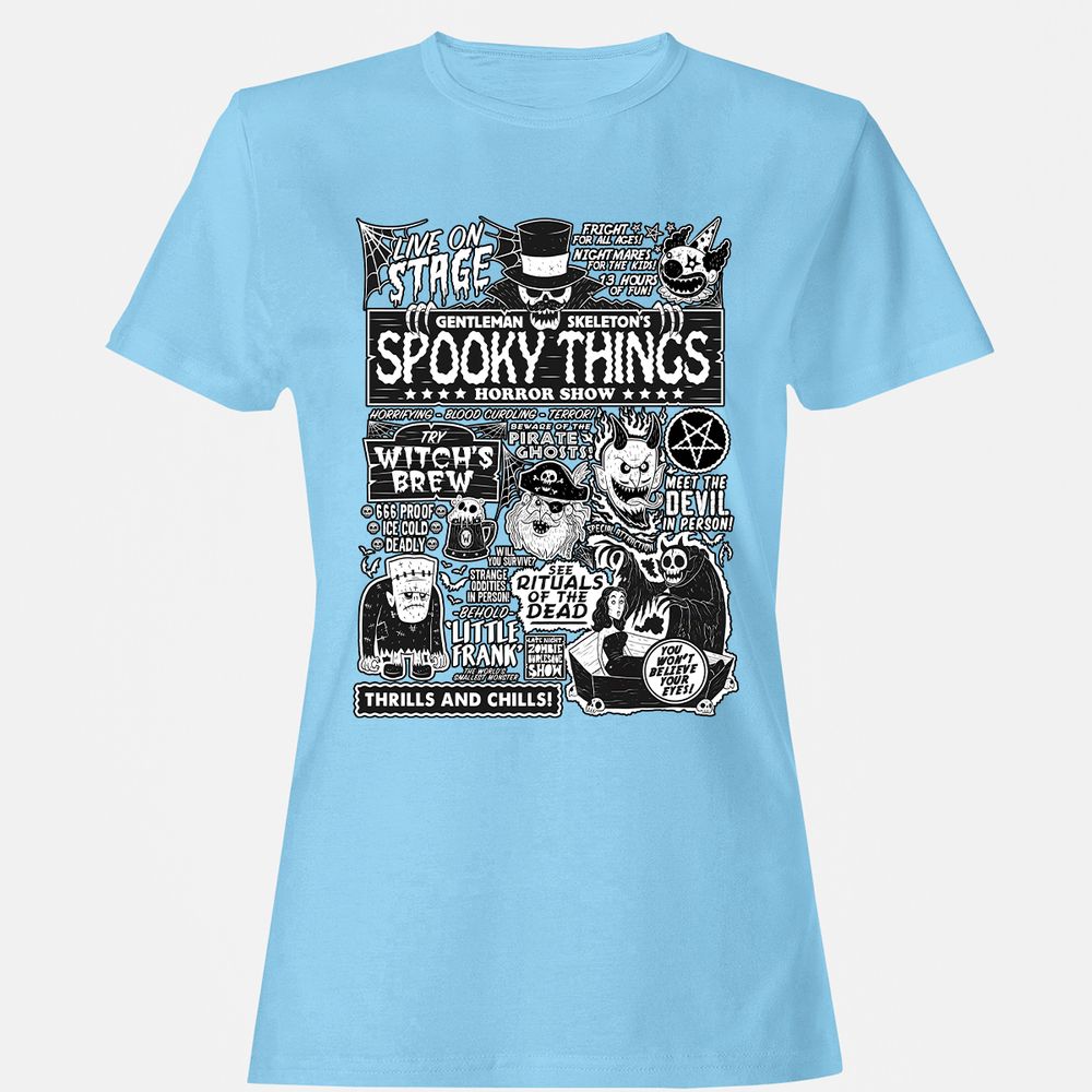 Women's T-Shirt - ETMRQYZY - Light Blue - 8