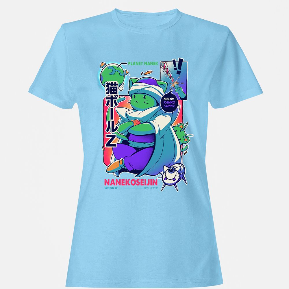 Women's T-Shirt - WJ7ZZ3MN - Light Blue - 8