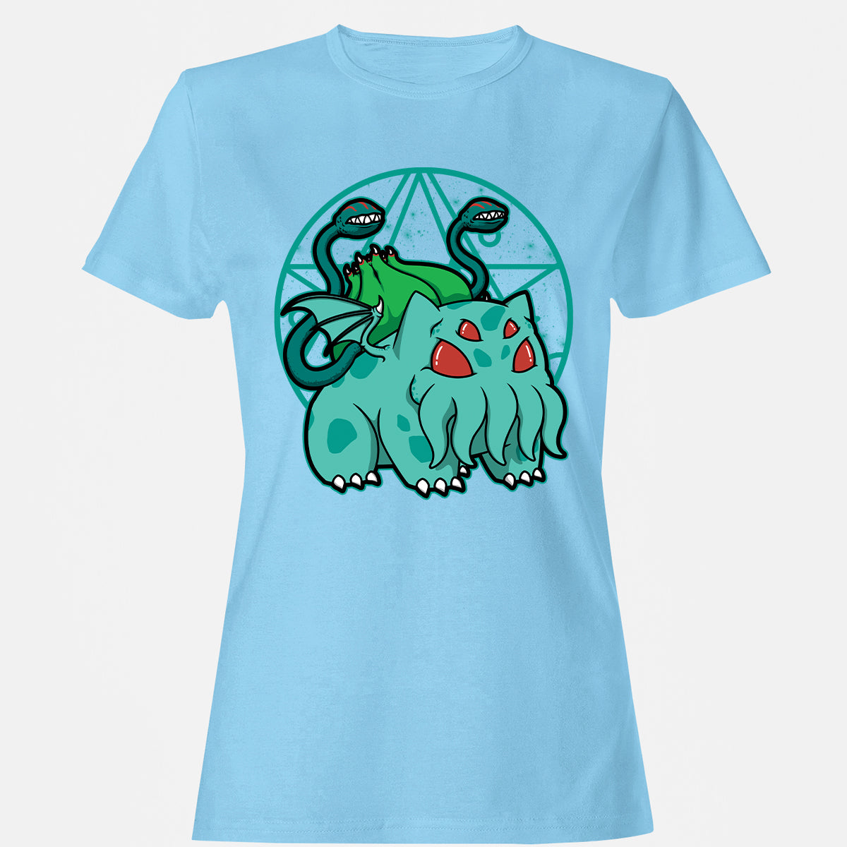 Women's T-Shirt - 3KDT9EDN - Light Blue - 8