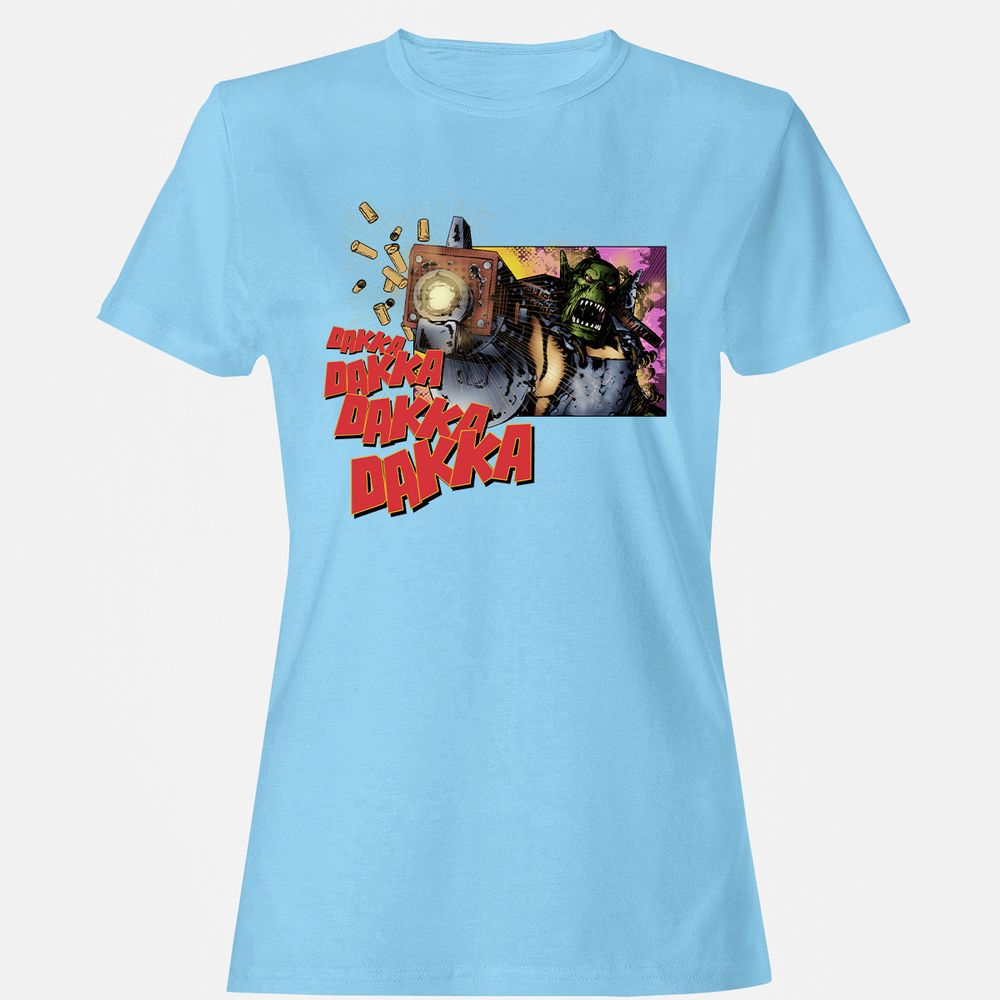 Women's T-Shirt - 66ARFYQS - Light Blue - 8