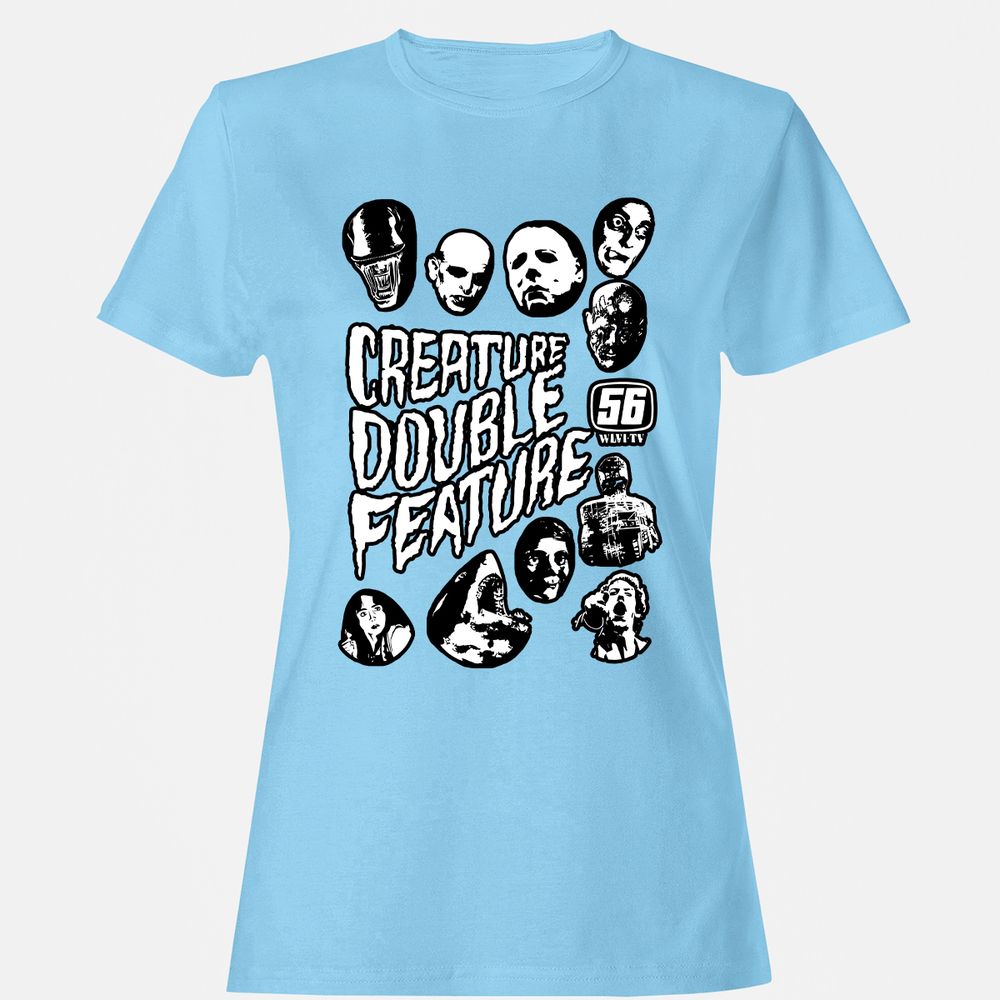 Women's T-Shirt - LBZJ5ND9 - Light Blue - 8