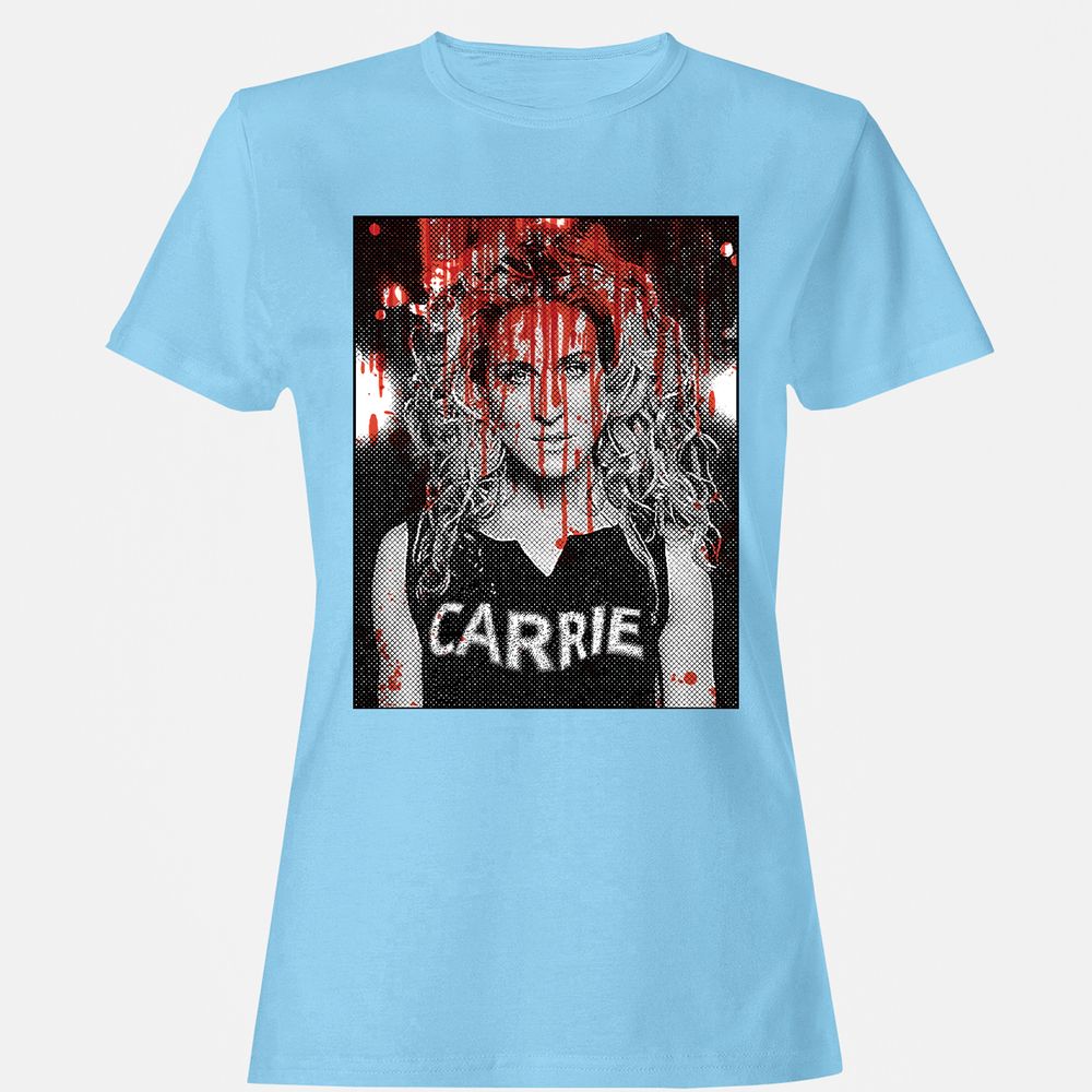 Women's T-Shirt - XEAUANRJ - Light Blue - 8