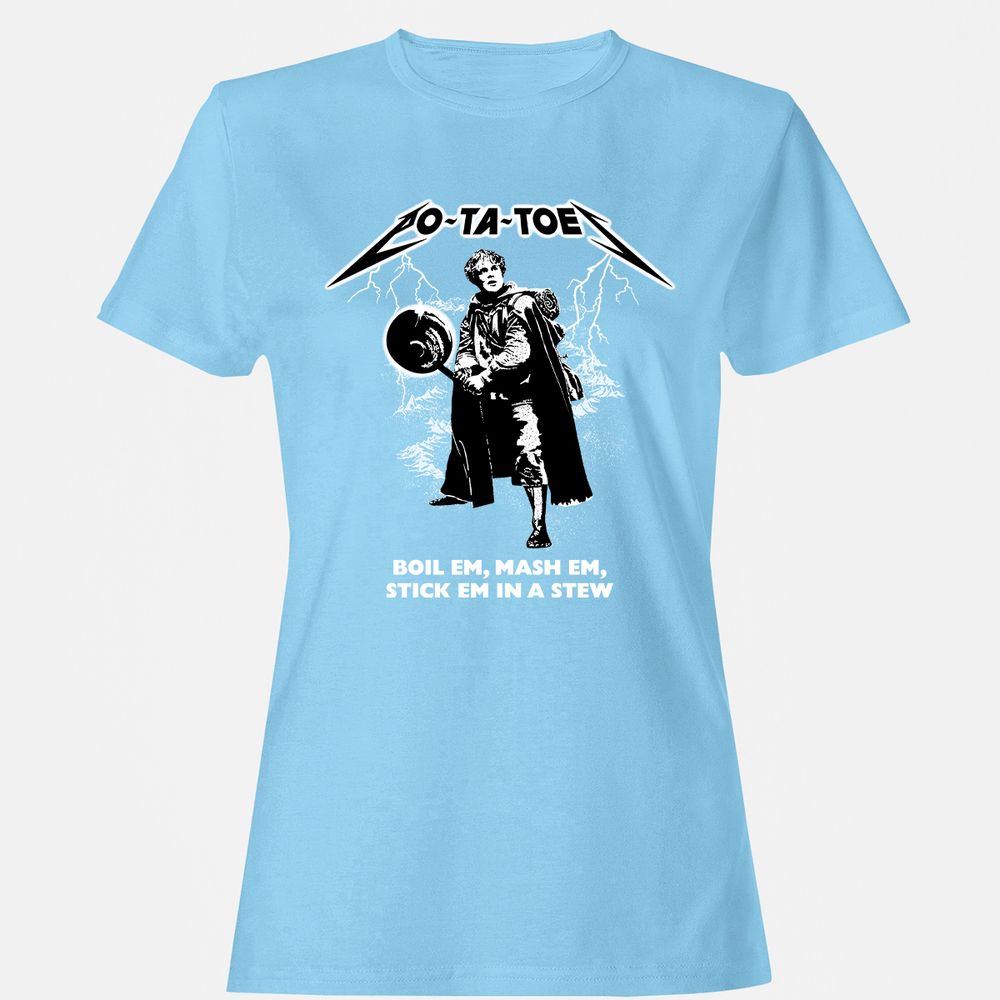 Women's T-Shirt - 1RTE46M3 - Light Blue - 8