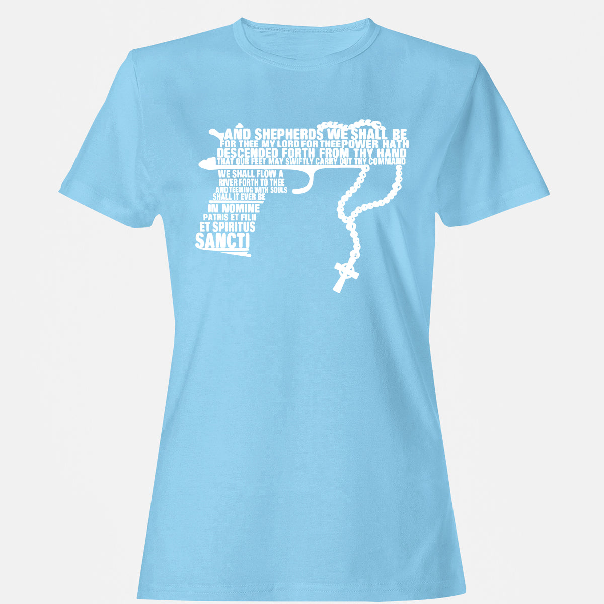 Women's T-Shirt - 6ZMWY9DY - Light Blue - 8