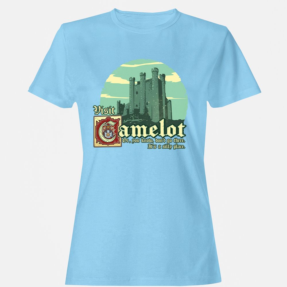 Women's T-Shirt - 24XK3CQM - Light Blue - 8