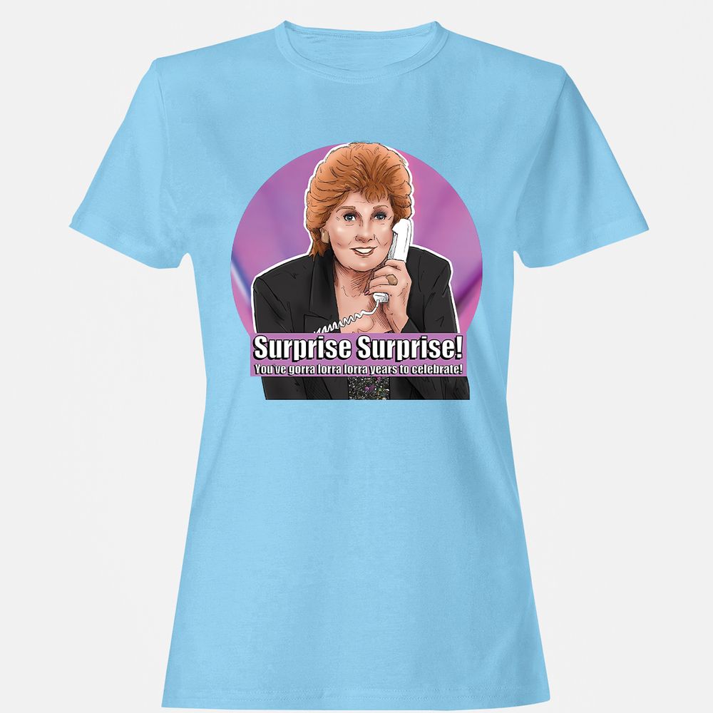 Women's T-Shirt - EZ4U5F5M - Light Blue - 8