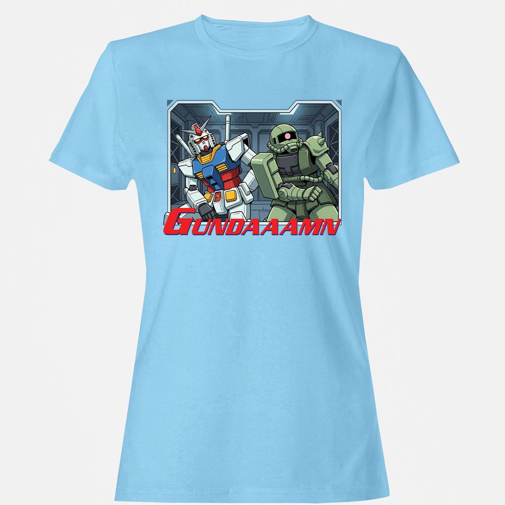 Women's T-Shirt - 7MAB7T2M - Light Blue - 8