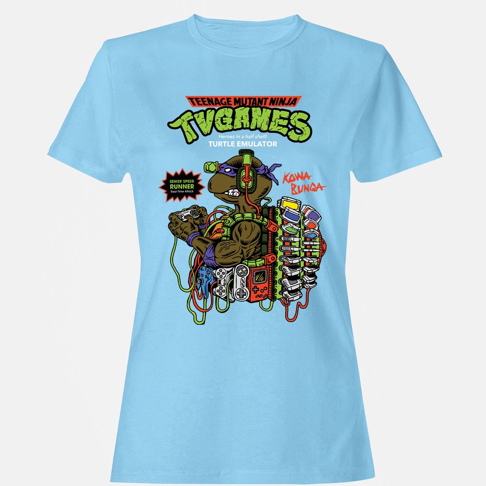 Women's T-Shirt - C85UCDN5 - Light Blue - 8