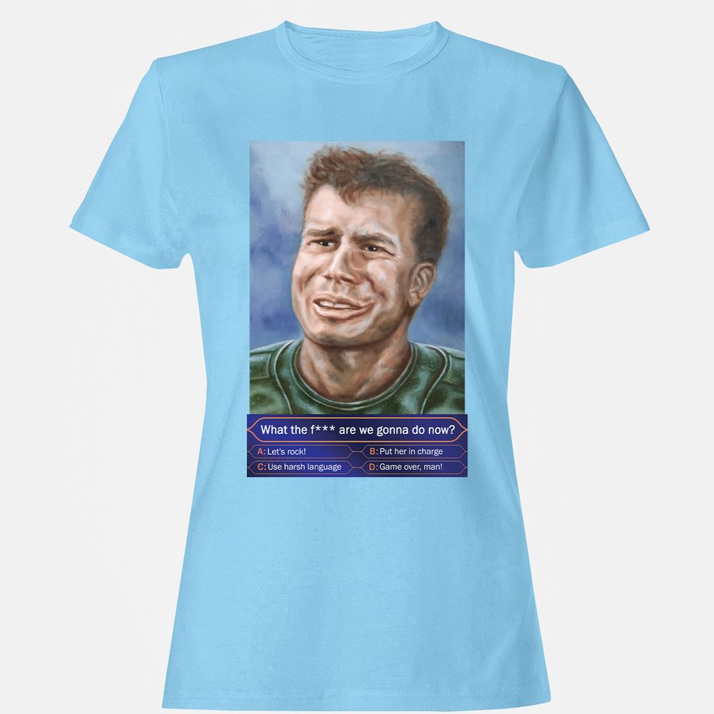 Women's T-Shirt - 9LNF9R5M - Light Blue - 8