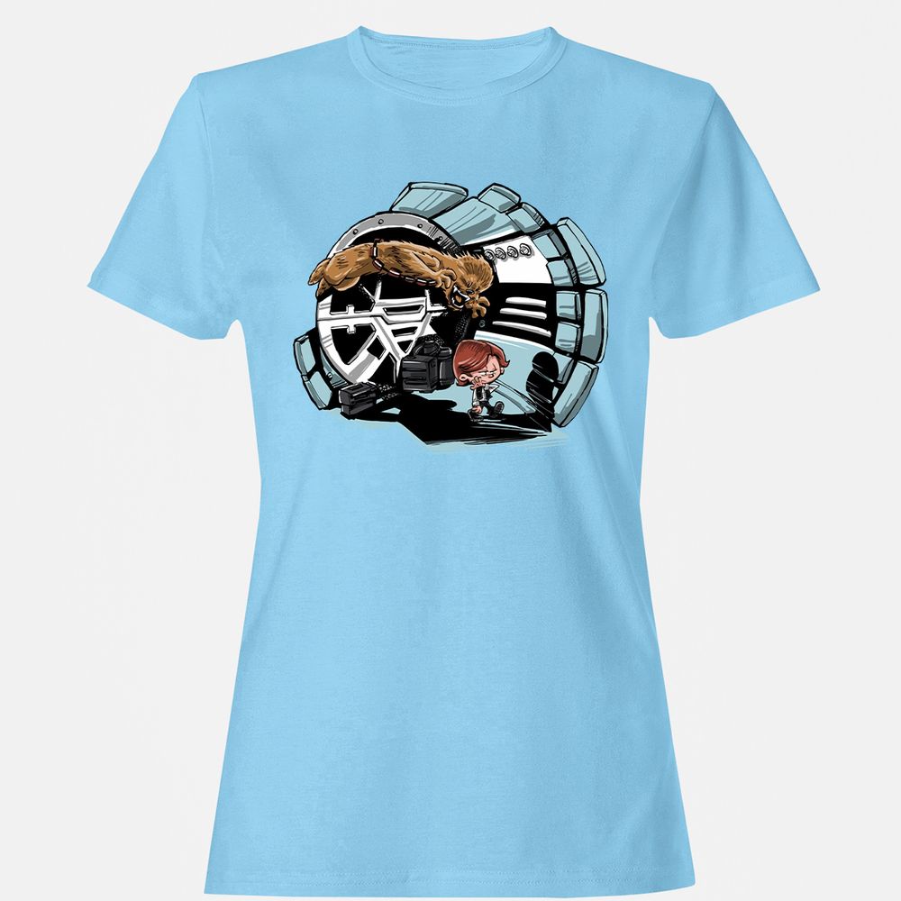 Women's T-Shirt - V8NS1S6L - Light Blue - 8