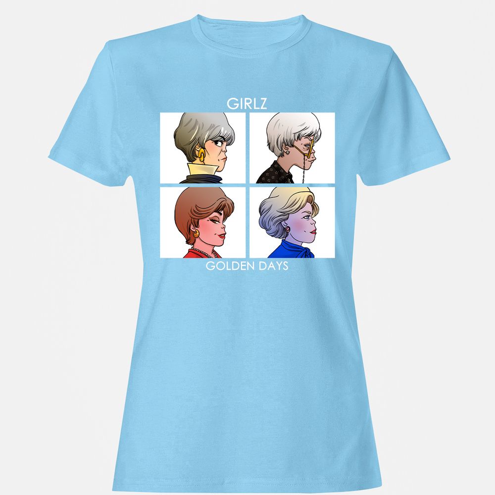 Women's T-Shirt - HWM4QQZY - Light Blue - 8