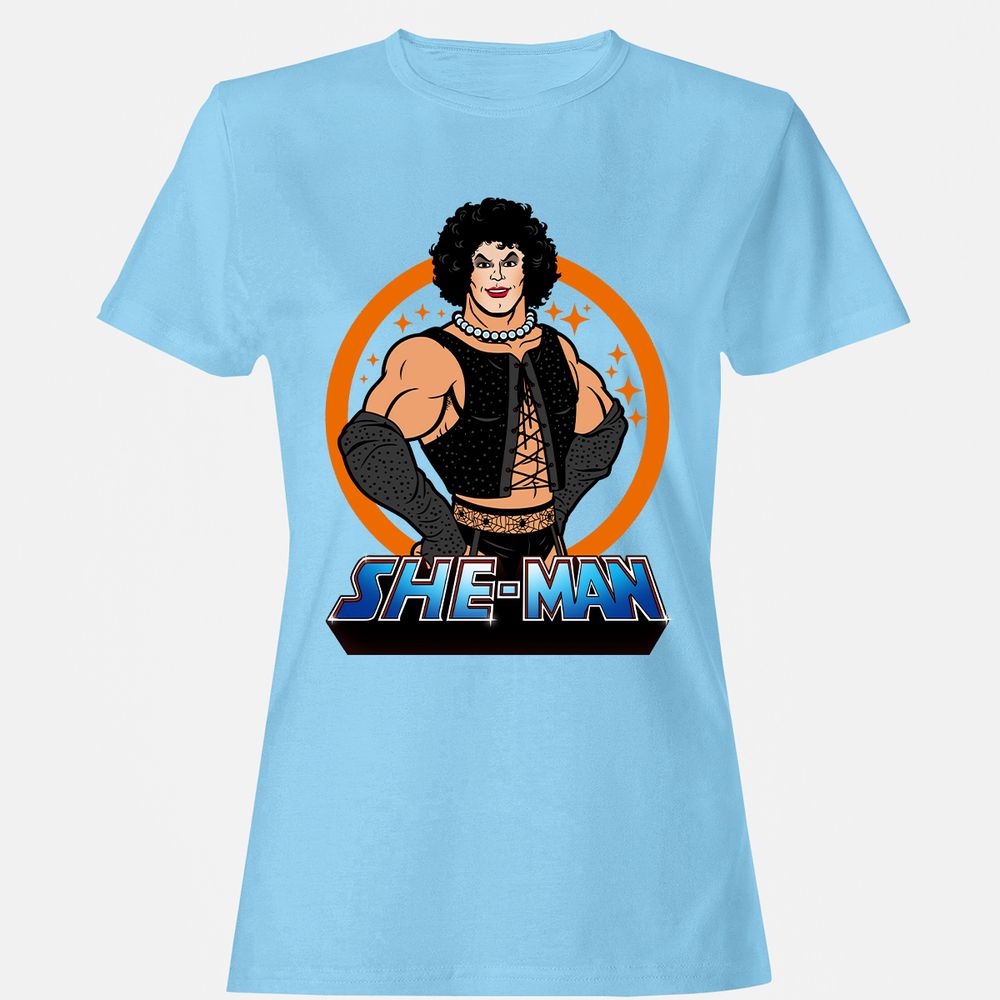 Women's T-Shirt - 64X4JWBX - Light Blue - 8