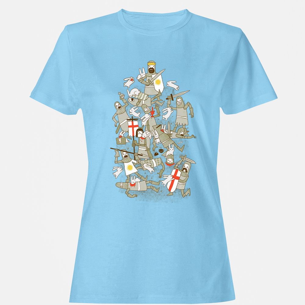 Women's T-Shirt - 7EJN3A6L - Light Blue - 8