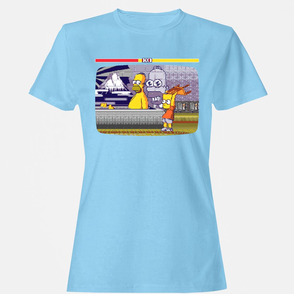 Women's T-Shirt - T5B1E6WC - Light Blue - 8