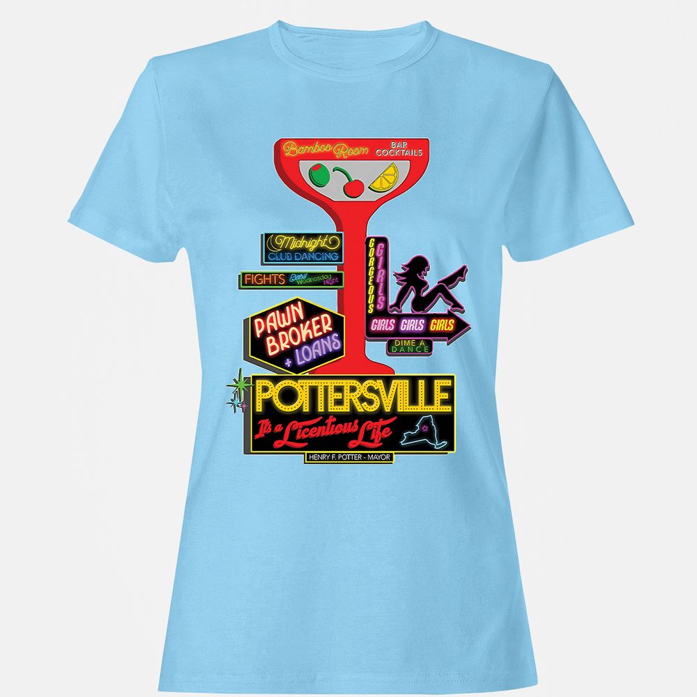Women's T-Shirt - BXPTE1FY - Light Blue - 8