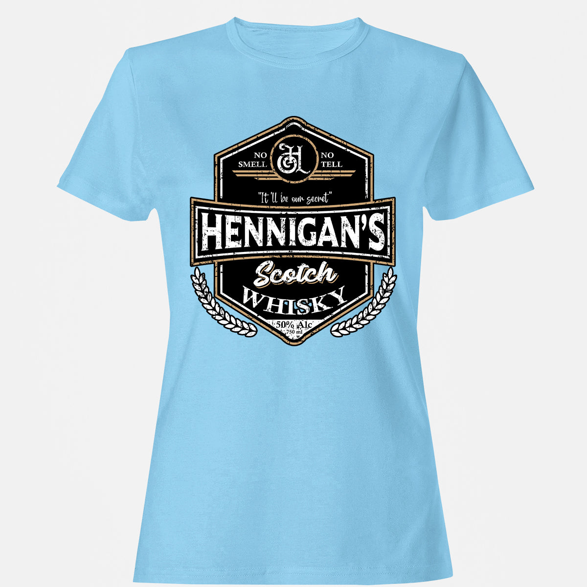 Women's T-Shirt - K5ZS2NVV - Light Blue - 8