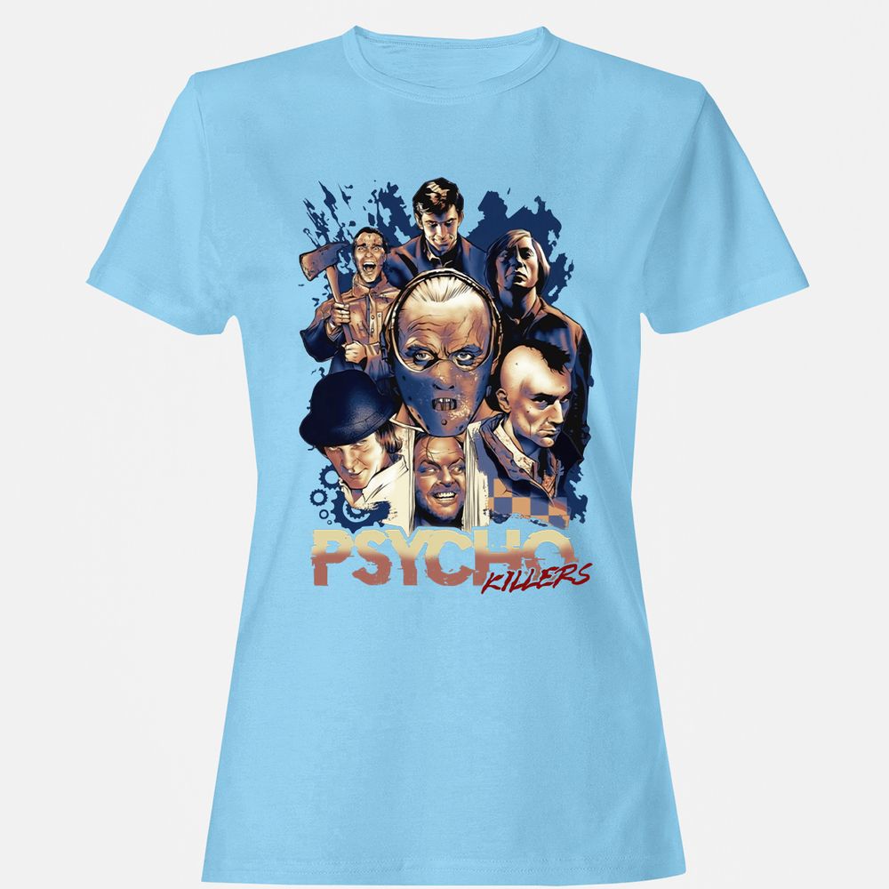 Women's T-Shirt - SQQ1KKQC - Light Blue - 8