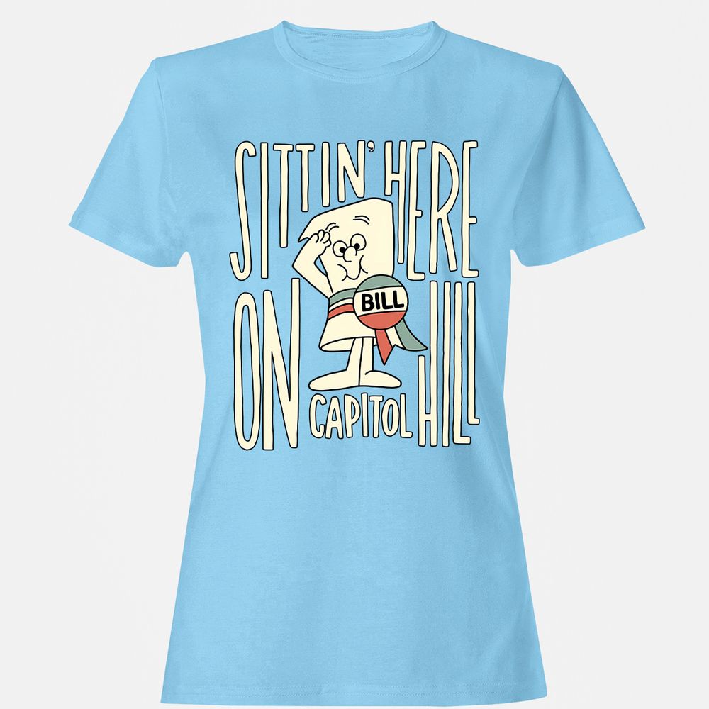 Women's T-Shirt - 1QP1LJFE - Light Blue - 8