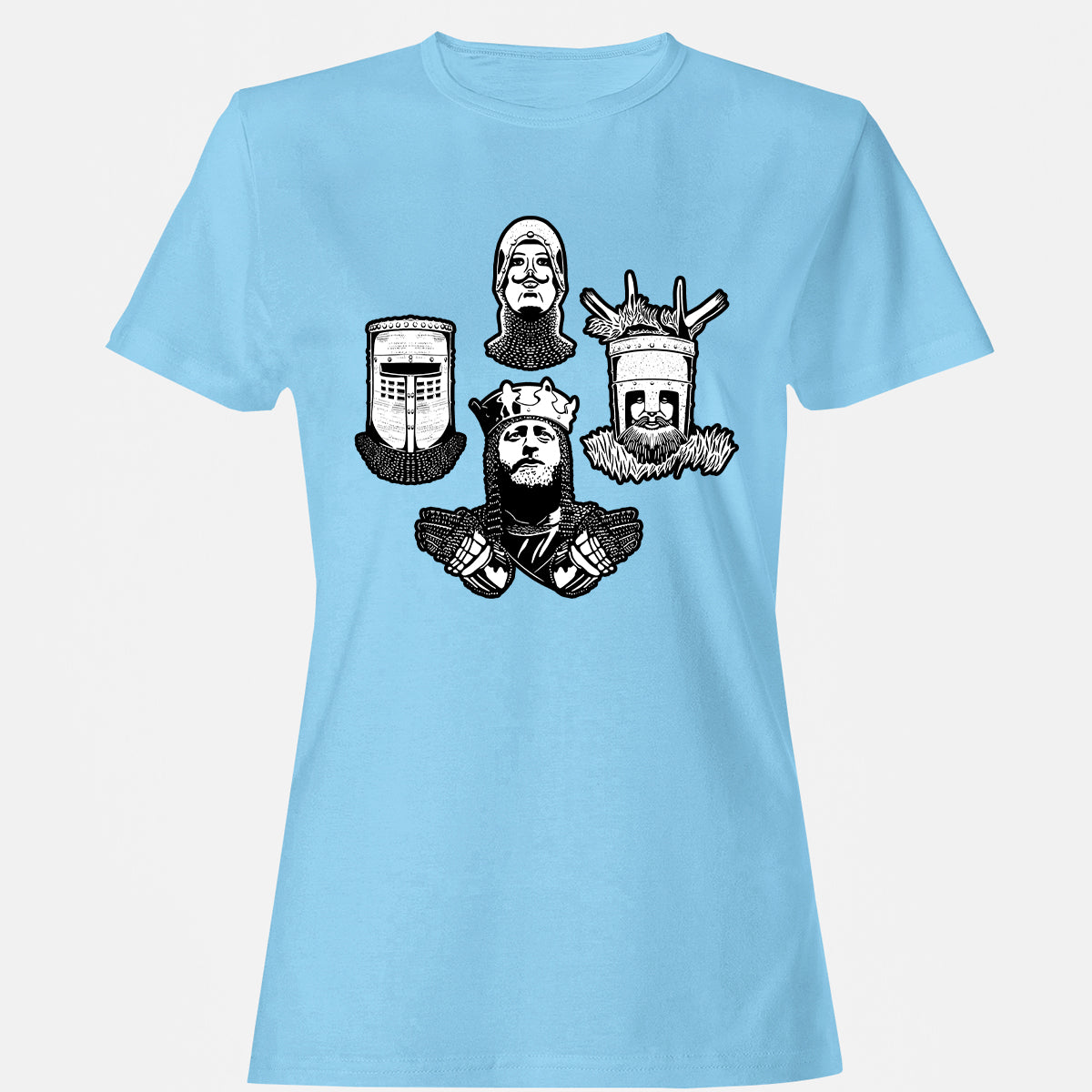 Women's T-Shirt - 3XQG2XF7 - Light Blue - 8