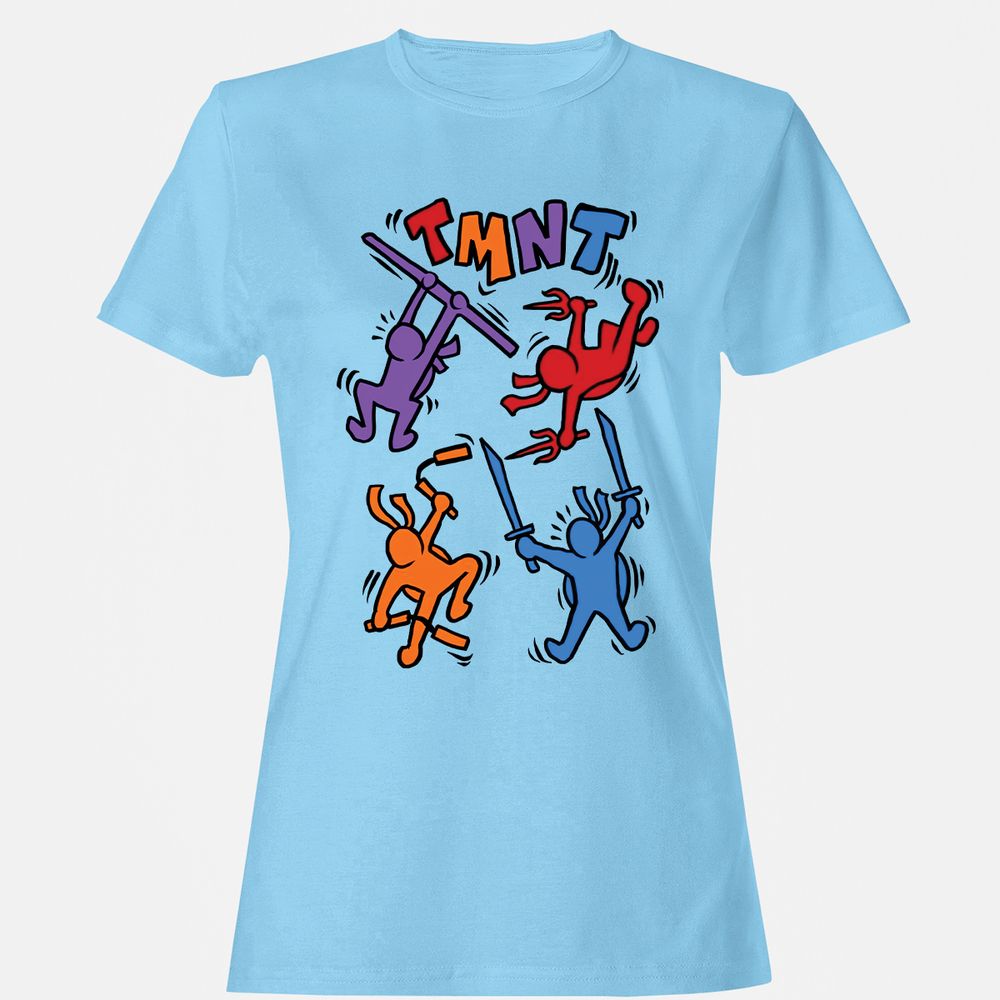 Women's T-Shirt - 4RBA75EJ - Light Blue - 8