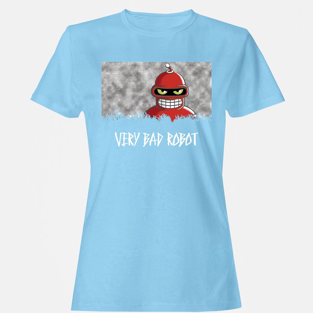 Women's T-Shirt - XTUFMZR7 - Light Blue - 8