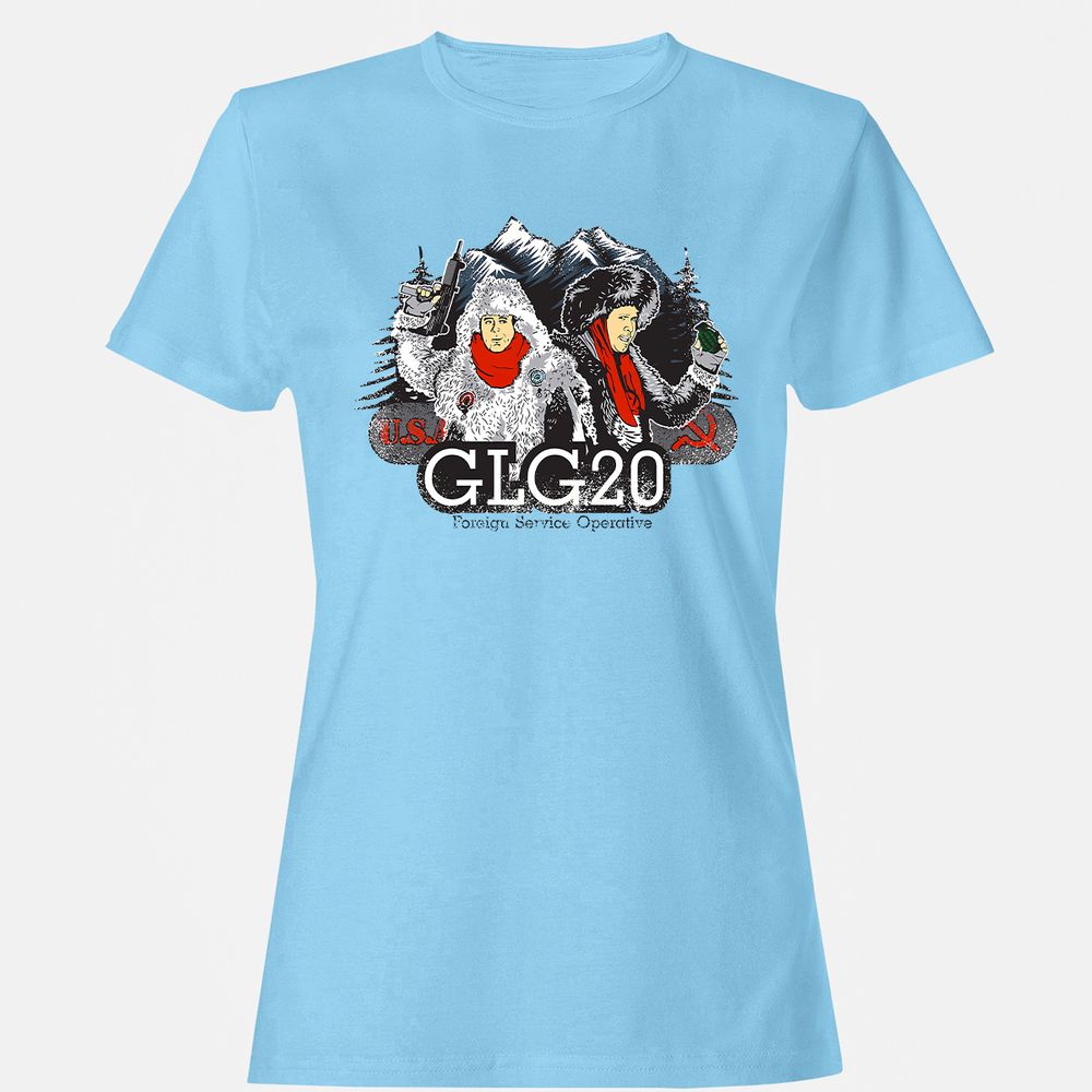 Women's T-Shirt - B3LHANBL - Light Blue - 8