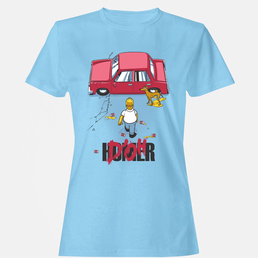 Women's T-Shirt - TFS6341G - Light Blue - 8