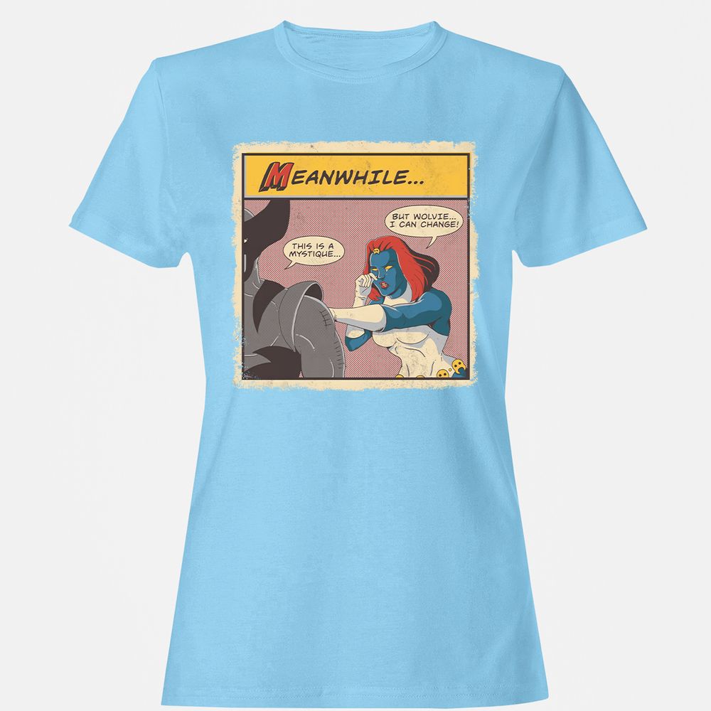 Women's T-Shirt - J946ECBQ - Light Blue - 8