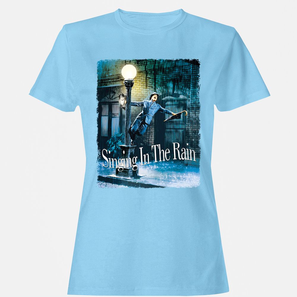 Women's T-Shirt - J7F3YJZ9 - Light Blue - 8