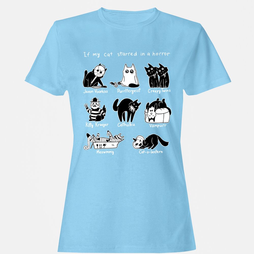 Women's T-Shirt - 3TA9W4ZT - Light Blue - 8