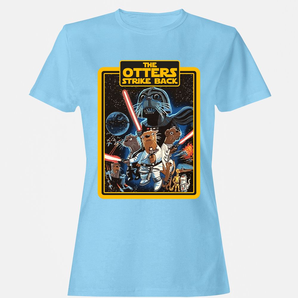 Women's T-Shirt - SMEL64J5 - Light Blue - 8