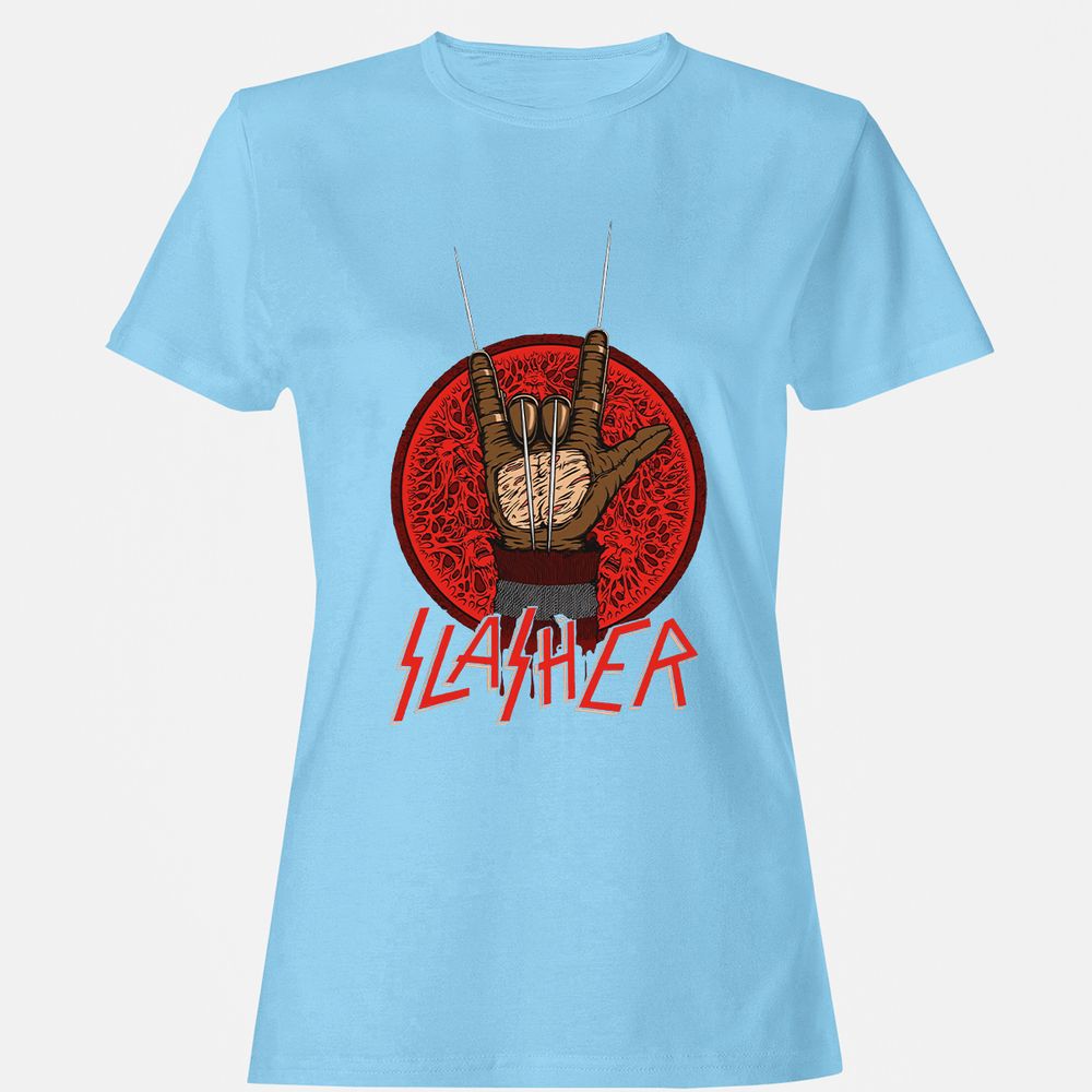 Women's T-Shirt - VKVCFLD7 - Light Blue - 8