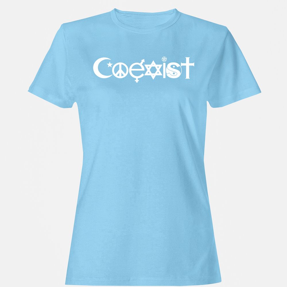 Women's T-Shirt - CKJGNZRE - Light Blue - 8