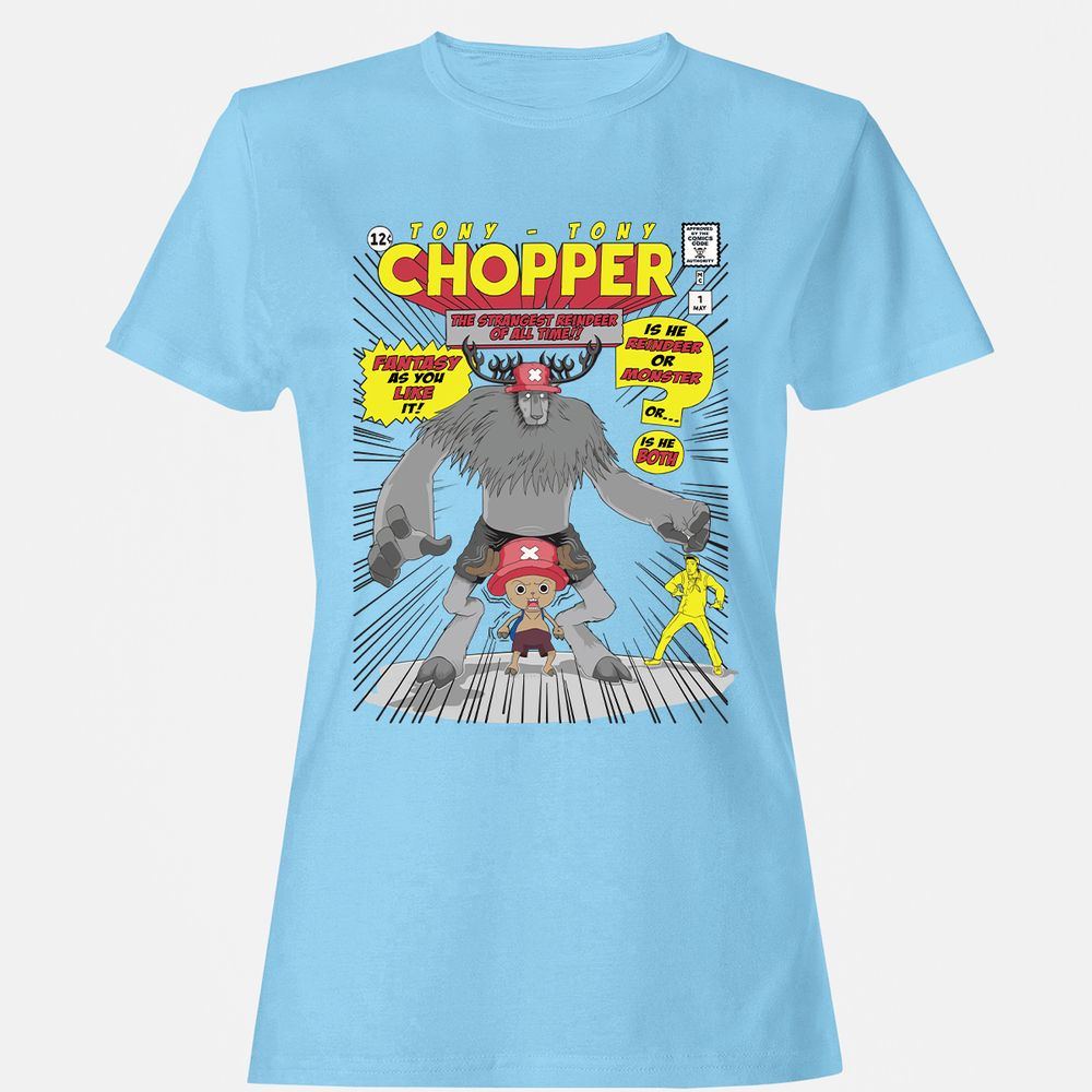 Women's T-Shirt - PYYVY34J - Light Blue - 8